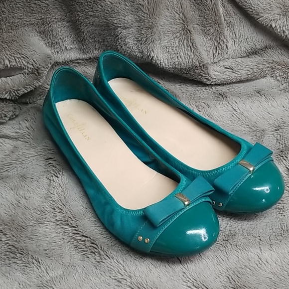 Cole Haan Shoes - EUC Cole Haan Nike Air Tali Bow Ballet Flats